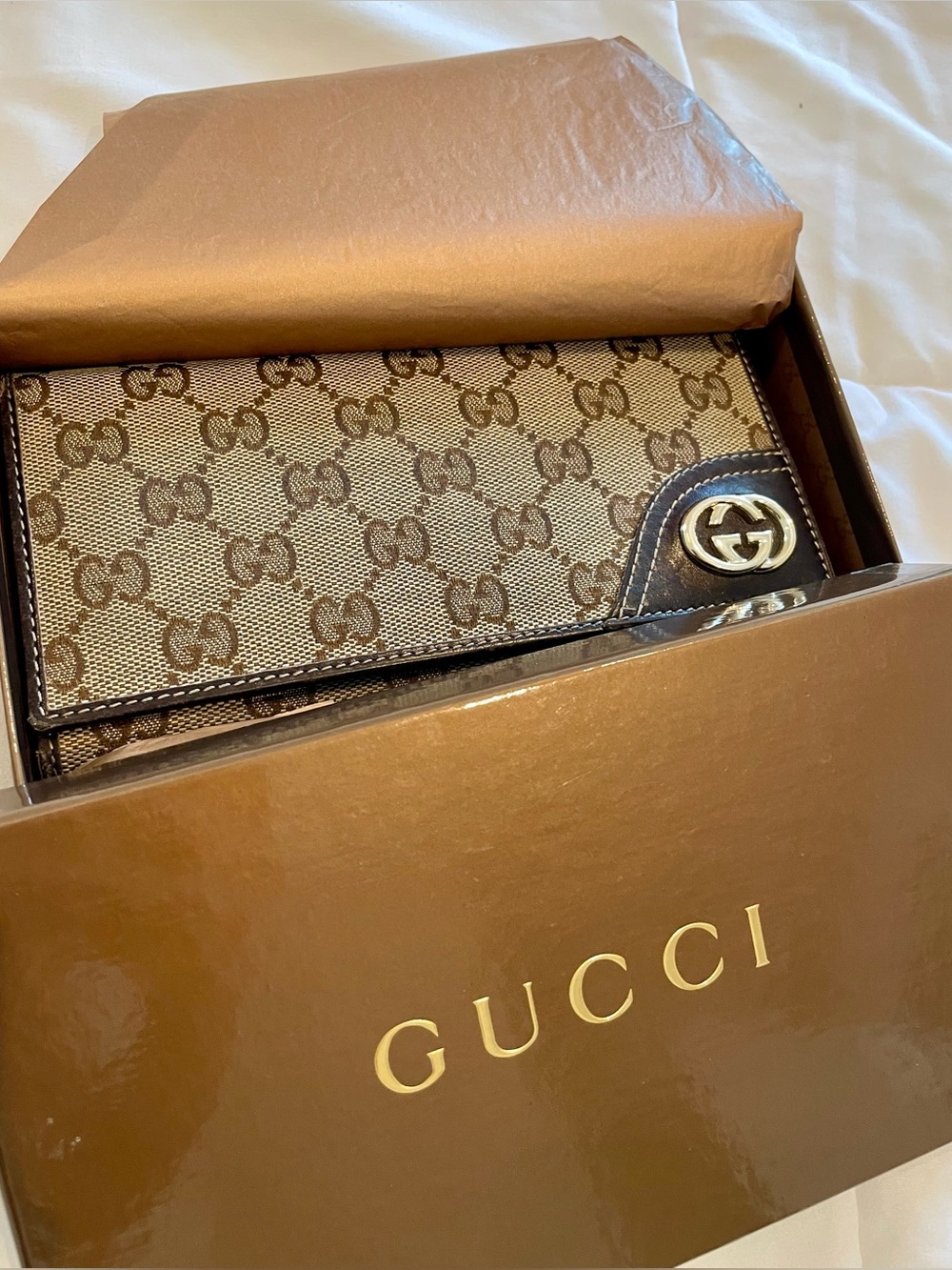 Gucci GG Canvas Wallet